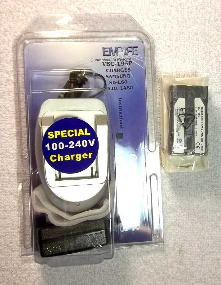 Empire  VBC-195P Charger - with SBL160 Battery